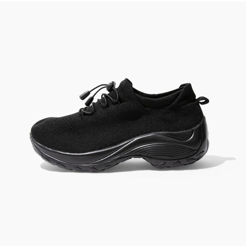 Ortho Stretch Cushion Shoes - Midnight Black